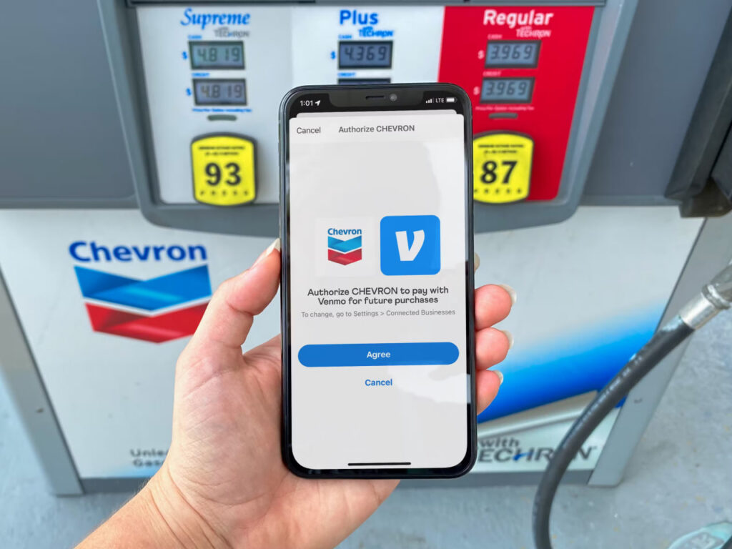 Gas stations accept Venmo